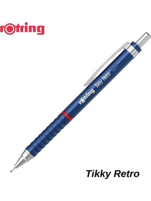 Kitabevimden Rotring Versatil Kalem Tıkky Retro Metalik Mavi 0.5 mm 2202566-12-PKT