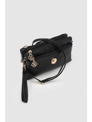 La'Graccio Paris La\'graccio Paris Kadın Zuke Soft Deri 4 Bölmeli Portföy Askılı Çanta