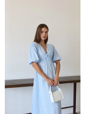 Zengezur Mall Hnrlishp Kısa Kollu Müslin Elbise Mi Pt (Beden: S)