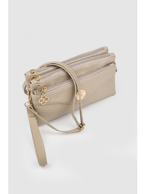 La'Graccio Paris La\'graccio Paris Kadın Zuke Soft Deri 4 Bölmeli Portföy Askılı Çanta