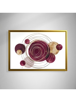 Ahsenico Aurora Gold – Işığın Dansı Kanvas-Çerçeveli