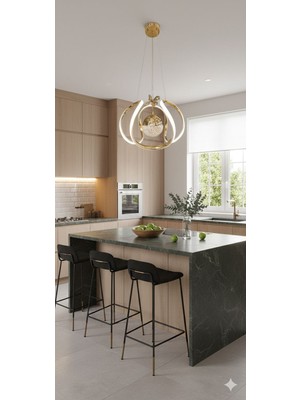 Işıltı Avize Forde Ledli Toplu Sarkıt Avize3 Renk Yanar