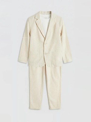 LC Waikiki Keten Karışımlı Erkek Çocuk Takım Elbise  (S6)