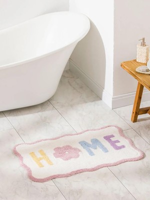 LC Waikiki Home Baskılı Pelüş Banyo Paspası 50X80 cm  (S6)