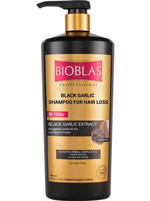 Storemax Karaworksell Bioblas Siyah Sarımsak Şampuan – Saç Dökülmesine Karşı, Güçlendirici & Onarıcı Etki, Organik Zeytinyağlı, 1000 ml