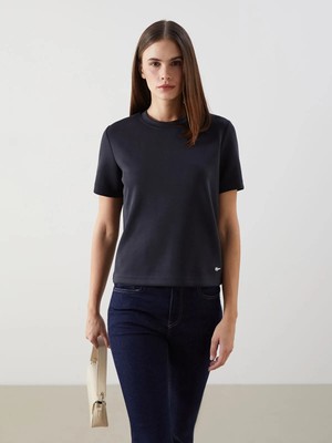 Lc Waikiki Yeni Sezon Modal Karışımlı Kadın Tişört