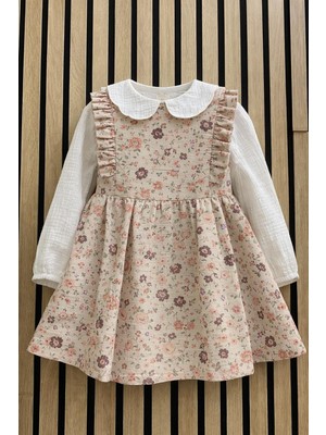 NerKids Kız Çocuk Çiçekli Elbise