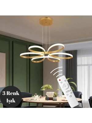 Allians Modern Kumandalı Çok Renkli LED Sarkıt Avize, Şık ve Işlevsel Işıklandırma