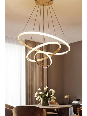 Allians Alex Gold Kasa Beyaz LED 3'lü, Şık ve Kullanışlı Ev Dekoru Ürünleri