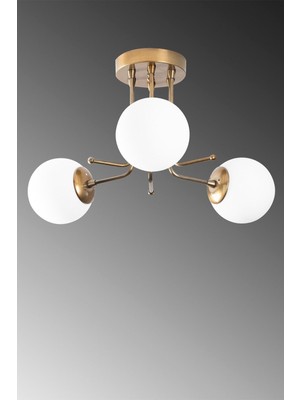 Allians Modern Spor Trend Glop Camlı Eskitme Avize, Şık ve Şık Tasarım