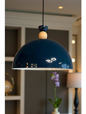 Allians Deniz Yeşili Metal Tekli Sarkıt Avize E27 Duy, Şık ve Modern Aydınlatma