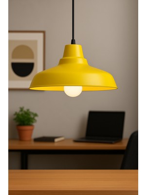 Allians Şık Metal Sarkıt Avize, Modern Endüstriyel Tarz, Mekanınıza Zarif Dokunuş