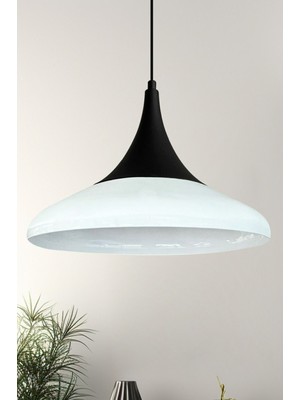 Allians Şık Beyaz Iç Içerik Tekli Avize, Salon, Yatak Odası ve Antre Için