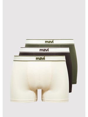Mavi 3lü Yeşil Basic Boxer 0912223-85543