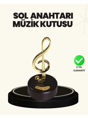 Ucuz Tekno Dönen Sol Anahtarı Figürlü Müzik Kutusu Şık Hediyelik Dekor
