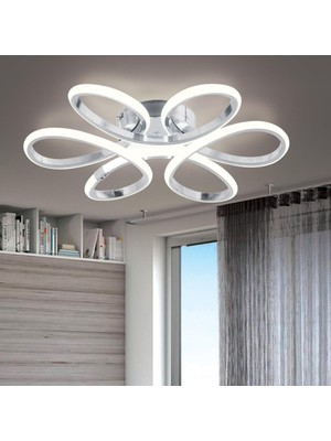 Allians Modern Gri Plafonyer LED Avize, Salon, Mutfak ve Yatak Odası Için