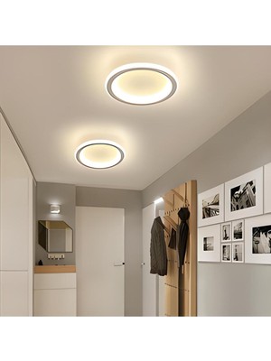 Allians Minel Dekor Daire 20CM Plafonyer A++ Ledli Modern Avize Beyaz Işık