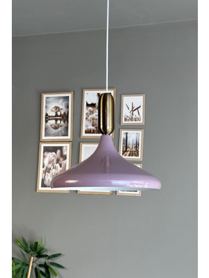 Allians Lila Eskitme Mistik Avize, Salon ve Mutfak Için Şık Sarkıt Aydınlatma