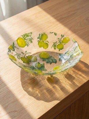 LC Waikiki Limon Baskılı Cam Tabak 30 cm  (S6)