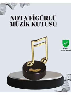Ucuz Tekno Nota Figürü Müzik Kutusu Melodious Model