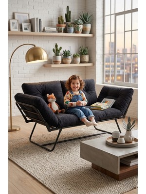 AVYNA Katlanır Yataklı Ikili Kanepe | Mekanizmalı Çekyat Koltuk | Premium Çekyat - Modern ve Ergonomik