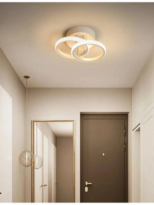 Allians Modern Tekli Plafonyer LED Beyaz Işık, Salon ve Mutfak Için Şık Aydınlatma