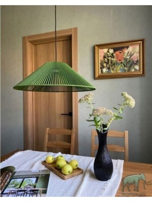 Allians Modern ve Rustik Örgü Tavan Avizesi, Doğal Tarz Aydınlatma