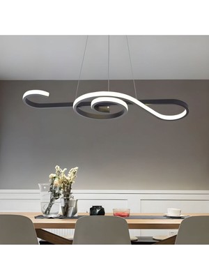 Allians Modern Sarkıt LED Avize, Beyaz Işık, Salon ve Mutfak Için Şık Tasarım