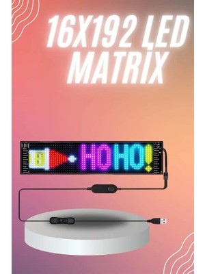 Ucuz Tekno Matrix LED Cama Yapışan Telefon Kontrollü Panel Dijital Ekran Kumandalı