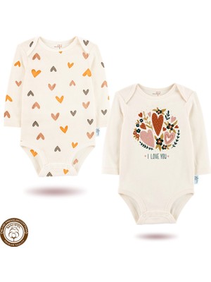 Mahfel %100 Pamuklu Premium Çıtçıtlı Bebek Body Zıbın 768