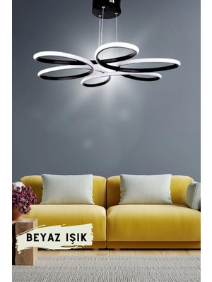 Allians Modern 60 cm Papatya Model LED Tavan Lambası, Şık ve Dekoratif Aydınlatma