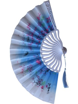 Yelpaze Dünyası Yelpaze Şık Çiçekli Serinletici