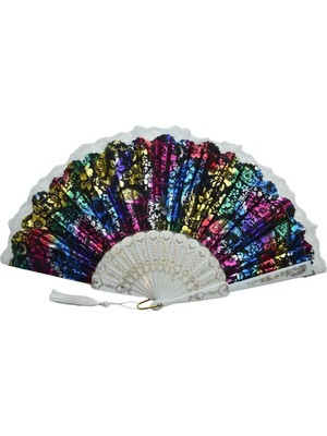 Yelpaze Dünyası Şık Parlak Yelpaze