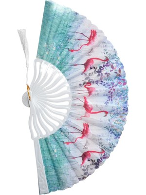 Yelpaze Dünyası Yelpaze Filamingo Şık Serinletici