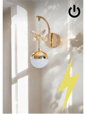 Allians Gold Tek Top Elektrikli Kelebek Figürlü 3 Renk Aplik Ürün Açıklaması