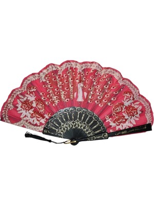 Yelpaze Dünyası Yelpaze Simli Tavus Kuşu Model