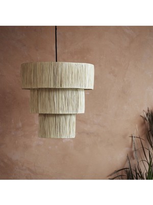 Allians Doğal ve Rustik Tarzda Şık Tavan Aydınlatması, Sıcak Atmosfer Sağlar