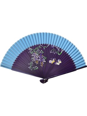 Yelpaze Dünyası Yelpaze Bambu Esnek Şık Zarif Kullanım Özel Hediye Kutusunda