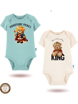 Mahfel %100 Pamuklu Premium Çıtçıtlı Bebek Body Zıbın 837-880