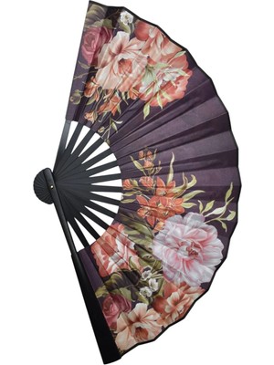 Yelpaze Dünyası Yelpaze Çiçek Desenli