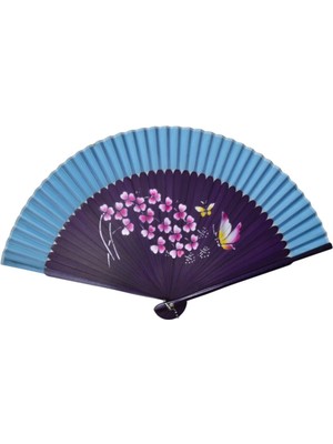 Yelpaze Dünyası Yelpaze Bambu Esnek Şık Zarif Kullanım Özel Hediye Kutusunda