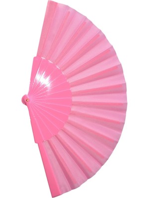 Yelpaze Dünyası Yelpaze Pembe Düz Şık Serinletici Pembe
