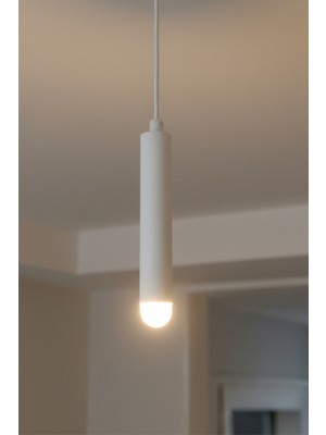 Allians Şık Beyaz Sarkıt Avize, Modern ve Şık Tasarım, Salon, Mutfak, Kafe Dekorasyonu