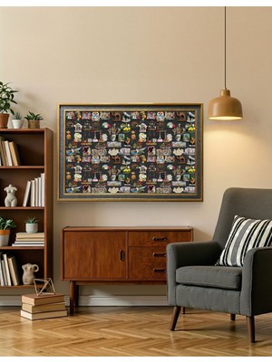 Magnet Çerçeveli Pano 60X90