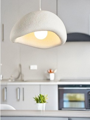 Allians Modern Beton Görünümlü E27 Sarkıt Avize, Şık ve Zarif Aydınlatma