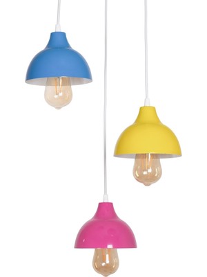 Allians Modern Çoklu Renk Sarkıt Avize, Çocuk Odası, Salon ve Mutfak Işıklandırması