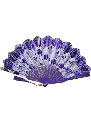 Yelpaze Dünyası Şık Parlak Yelpaze