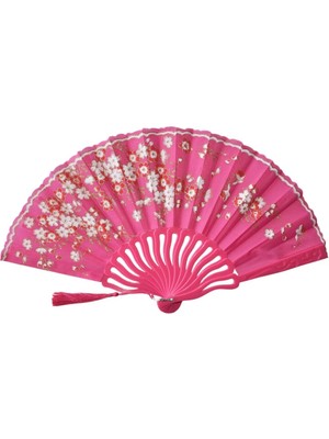 Yelpaze Dünyası Yelpaze Şık Çiçekli Serinletici