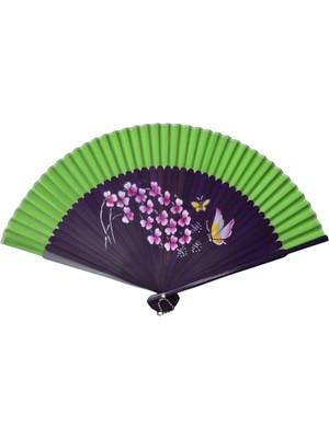 Yelpaze Dünyası Yelpaze Bambu Esnek Şık Zarif Kullanım Özel Hediye Kutusunda