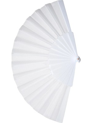 Yelpaze Dünyası Yelpaze Beyaz Şık Serinletici